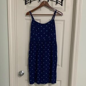 Old Navy Blue Floral Dress